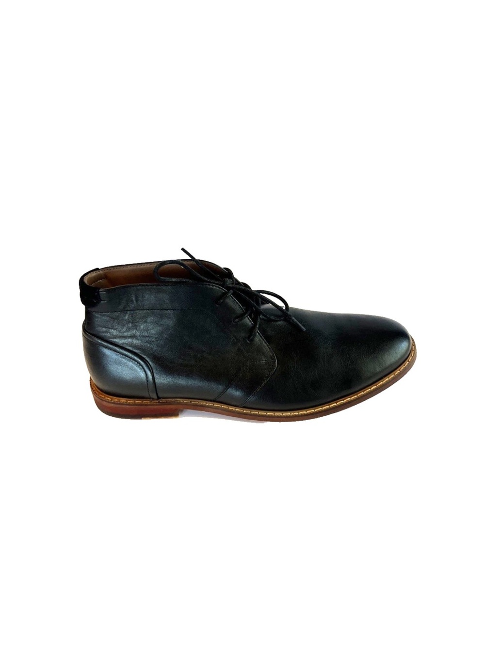 NEW Fairlane Black Leather Chukka Boots Men Size 10